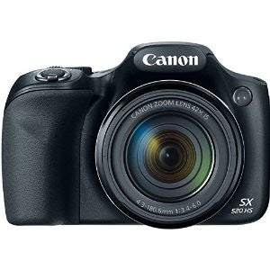 Canon PowerShot SX520 16Digital Camera with 42x Optical Image Stabilized Zoom with 3-Inch LCD (Black)